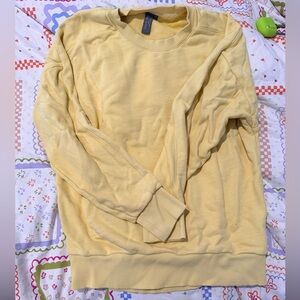 Sweaty Betty Yellow Sweatshirt